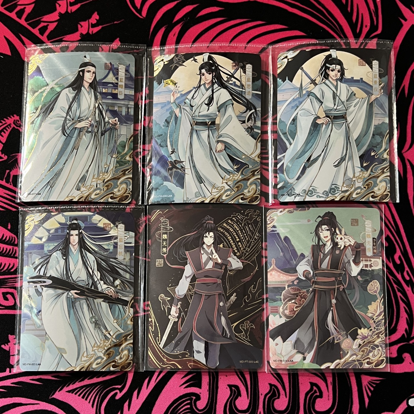 锦色铺子的卡拍  第17期 那年的花季雨季  卡游 魔道祖师 6张