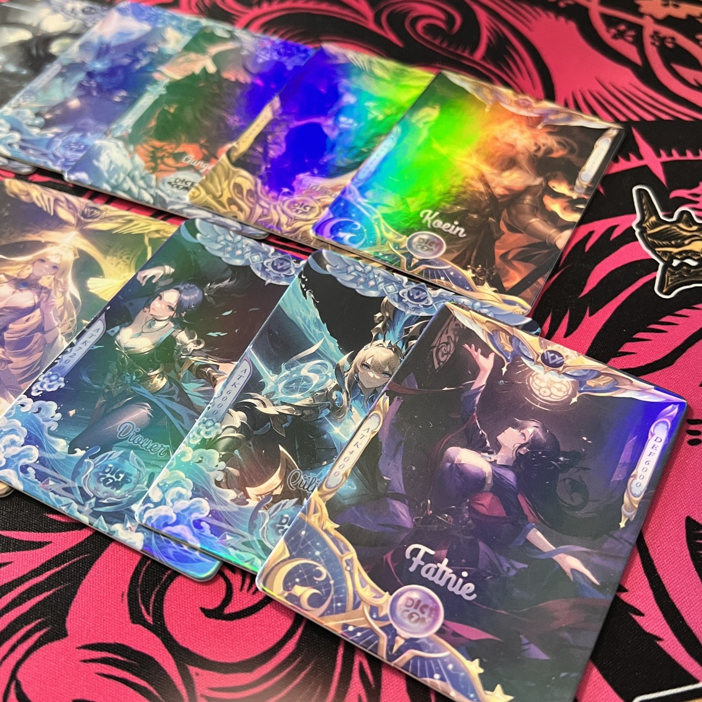 锦色铺子的卡拍  第17期 那年的花季雨季  彩闪卡10张有美女有怪兽有男人