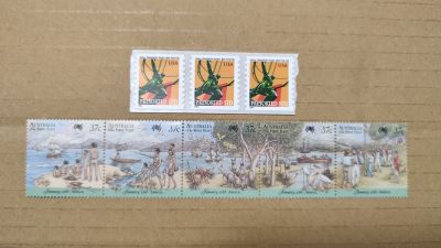 一月邮币社第二十四期拍卖国际邮票专场 - 澳大利亚土著新票连票等一组