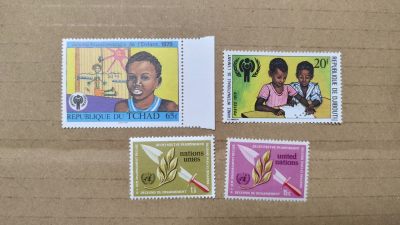 一月邮币社第二十四期拍卖国际邮票专场 - 乍得和吉布提儿童新票等一组