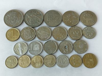 第一海外回流一元起拍收藏 散币专场 第80期 - 西班牙硬币 23枚 无重复