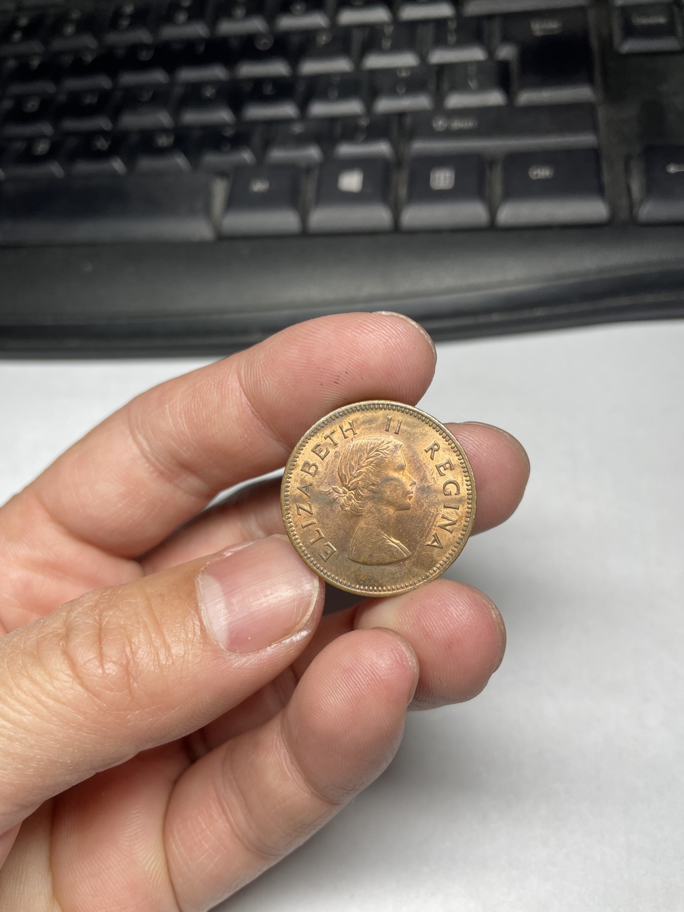 2024年集古藏今外币拍卖第四期-第5场—（总第35拍） 1959年南非1/2D