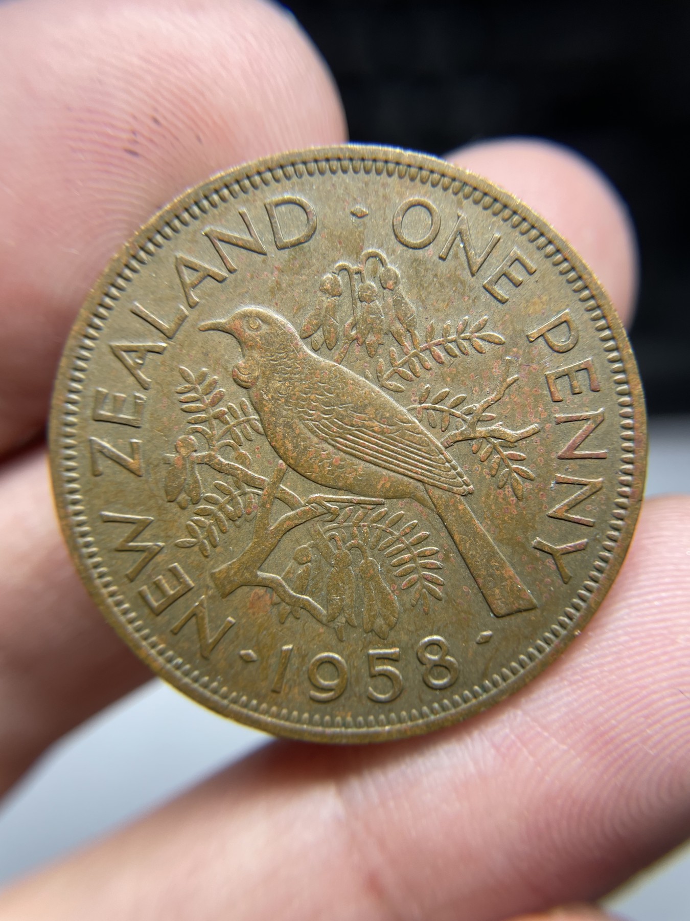 2024年集古藏今外币拍卖第四期-第5场—（总第35拍） 1958年新西兰1便士