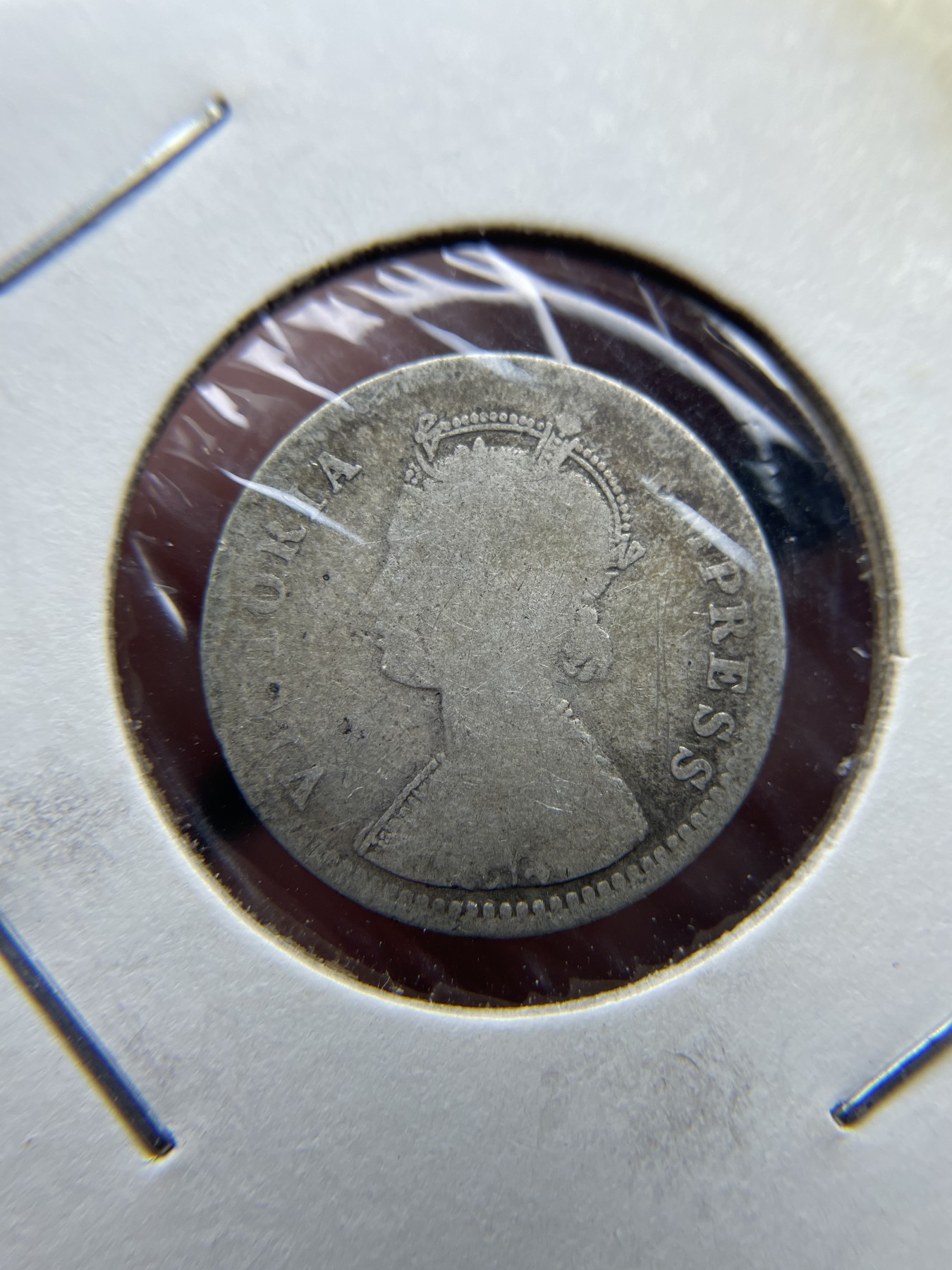 2024年集古藏今外币拍卖第四期-第5场—（总第35拍） 1899年英属印度1/4安娜银币