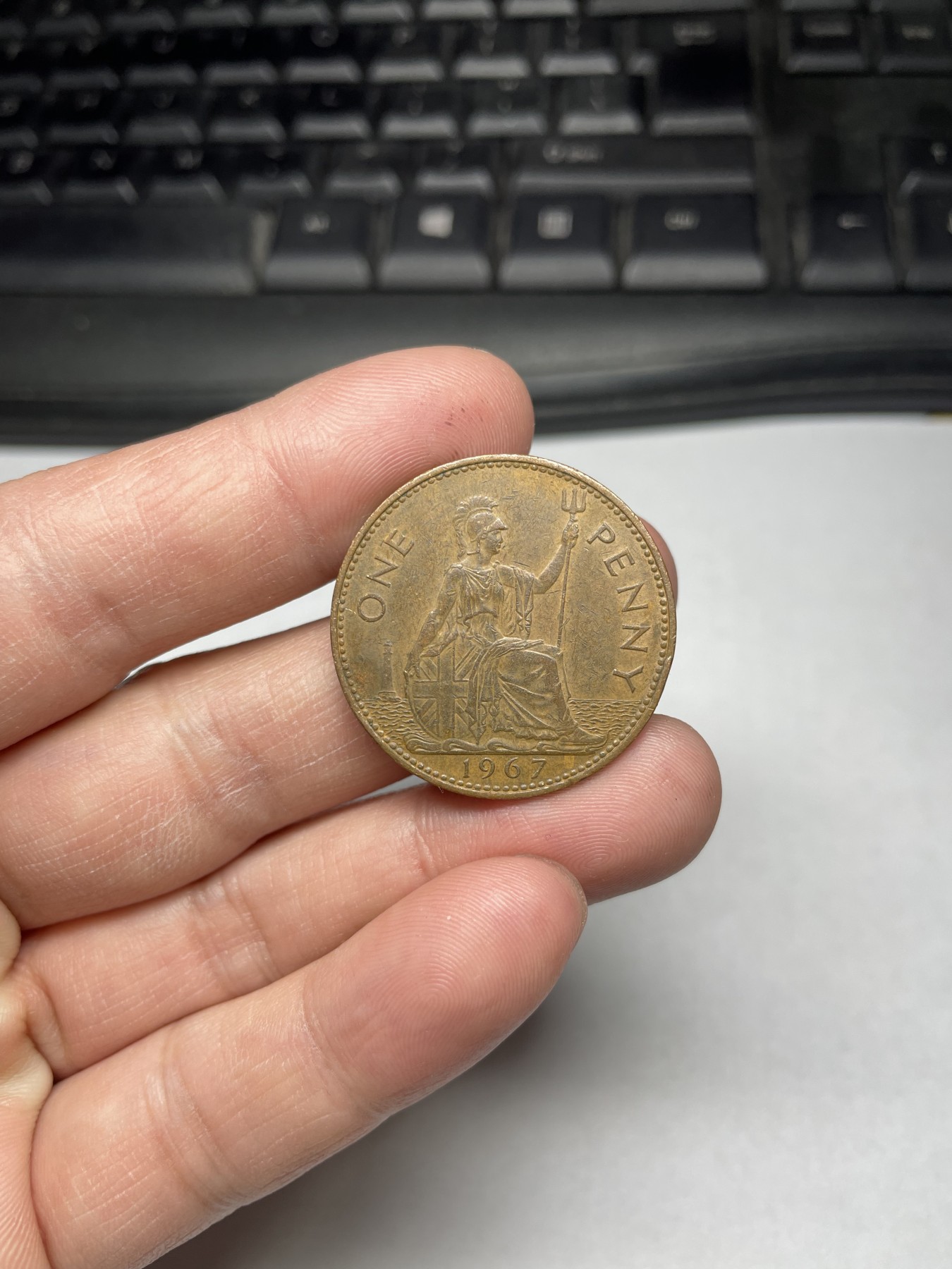 2024年集古藏今外币拍卖第四期-第5场—（总第35拍） 1967年英国1便士