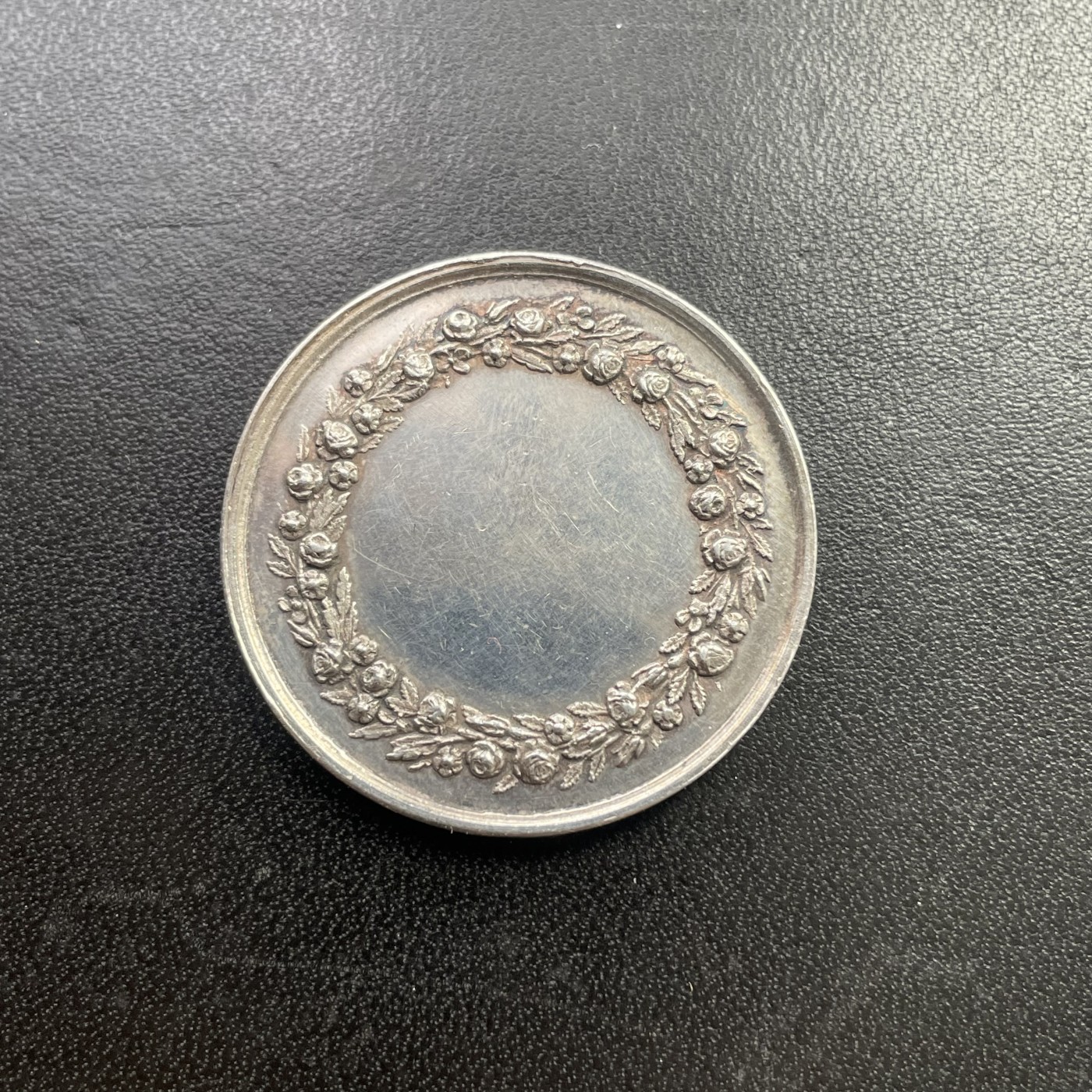 「木头集藏」章牌专场-第40期 法国婚礼银章  直径：32mm，13.7g，边铭：蜜蜂 ARGENT（1860-1879年）