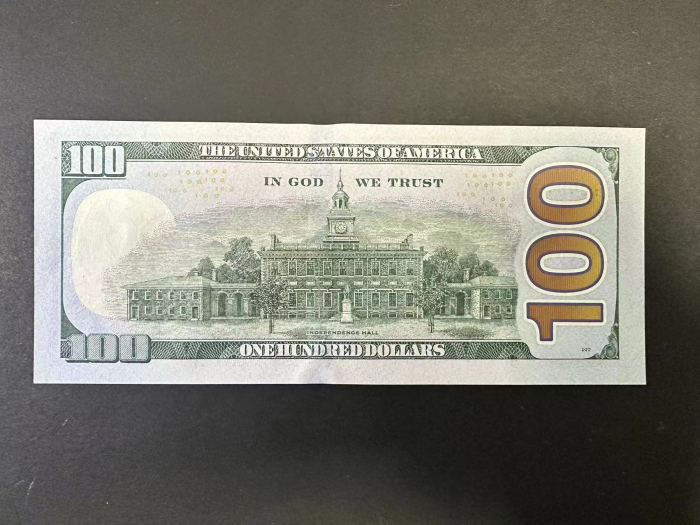 草稿银行第十八期国内外钞票拍卖 美国2013年100美元 全新品相 乱龙号