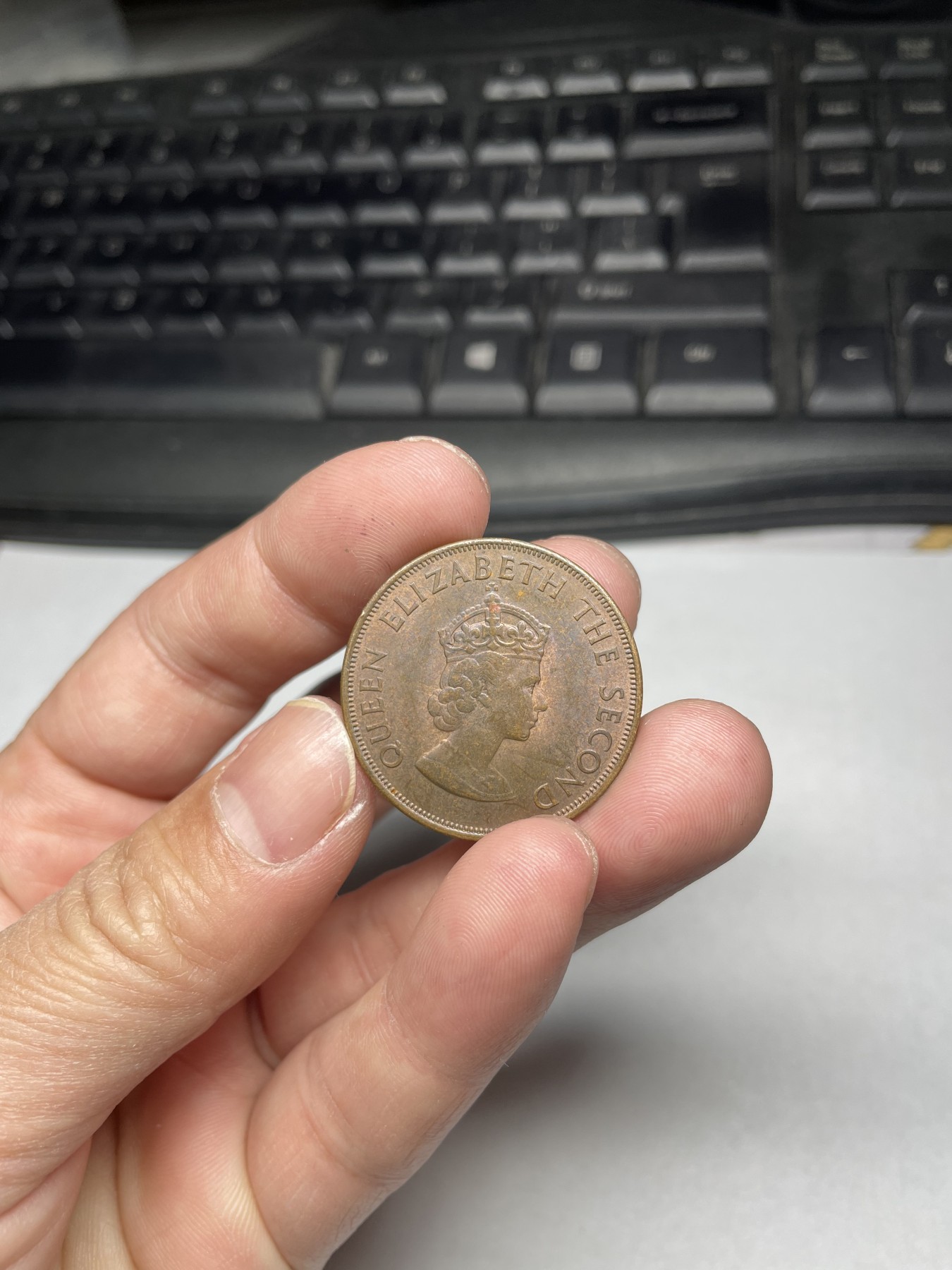 2024年集古藏今外币拍卖第四期-第5场—（总第35拍） 1966年英属泽西纪念币