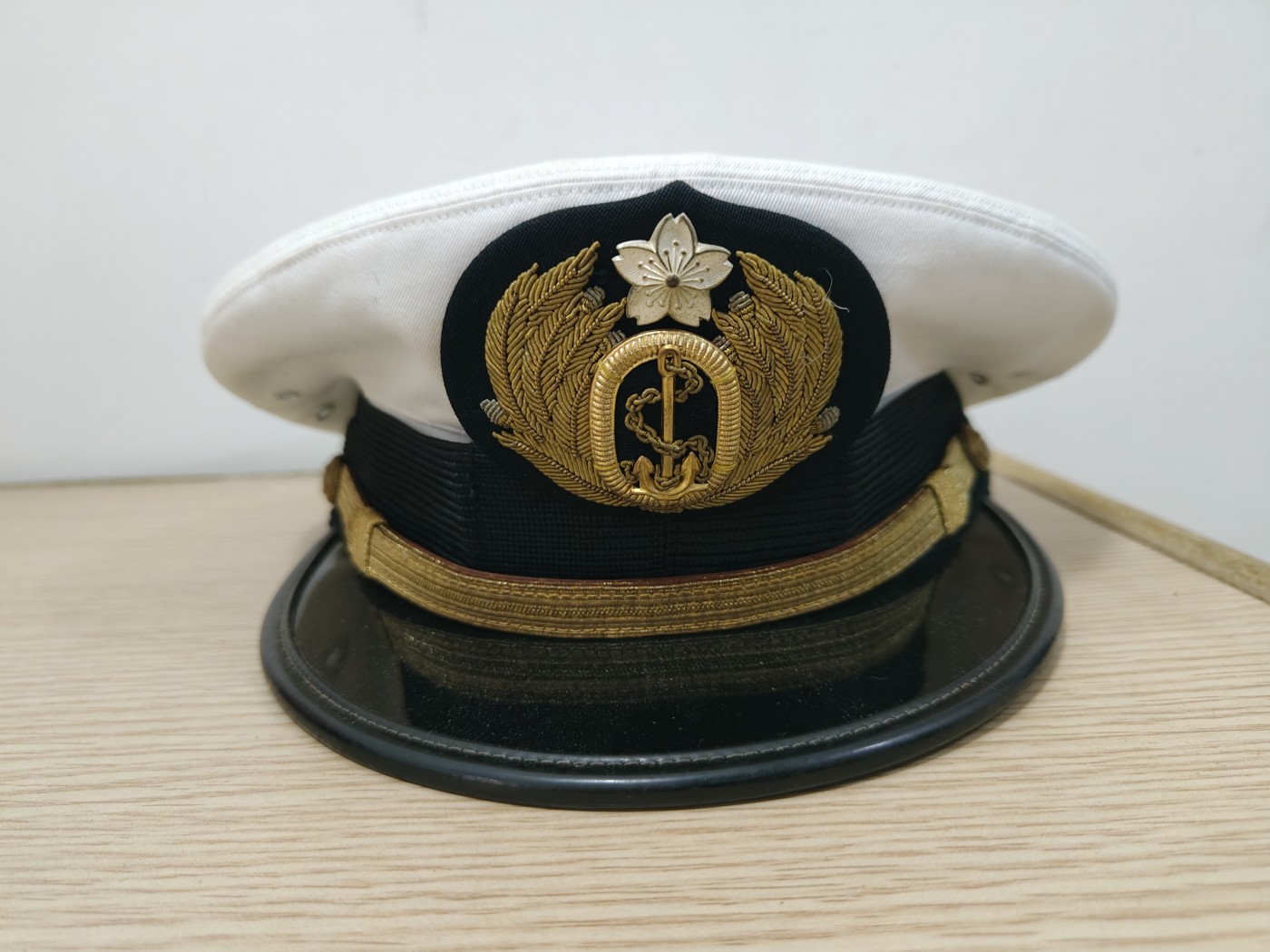 全场0元起拍 第147期 咸鱼国勋章拍卖专场 4月14日（周日）下午6：00开始 日本海上干部刺绣大檐帽 55CM