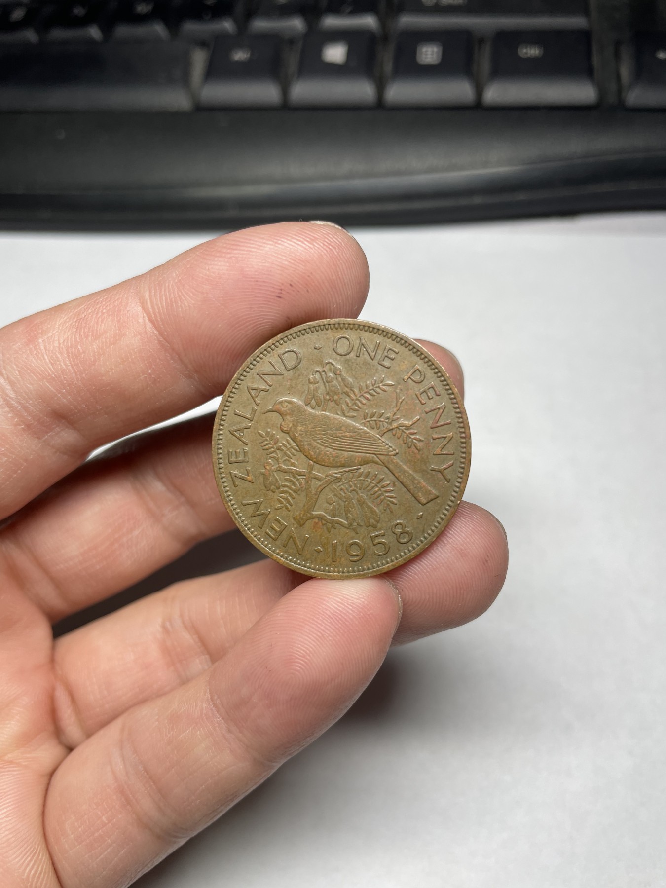 2024年集古藏今外币拍卖第四期-第5场—（总第35拍） 1958年新西兰1便士