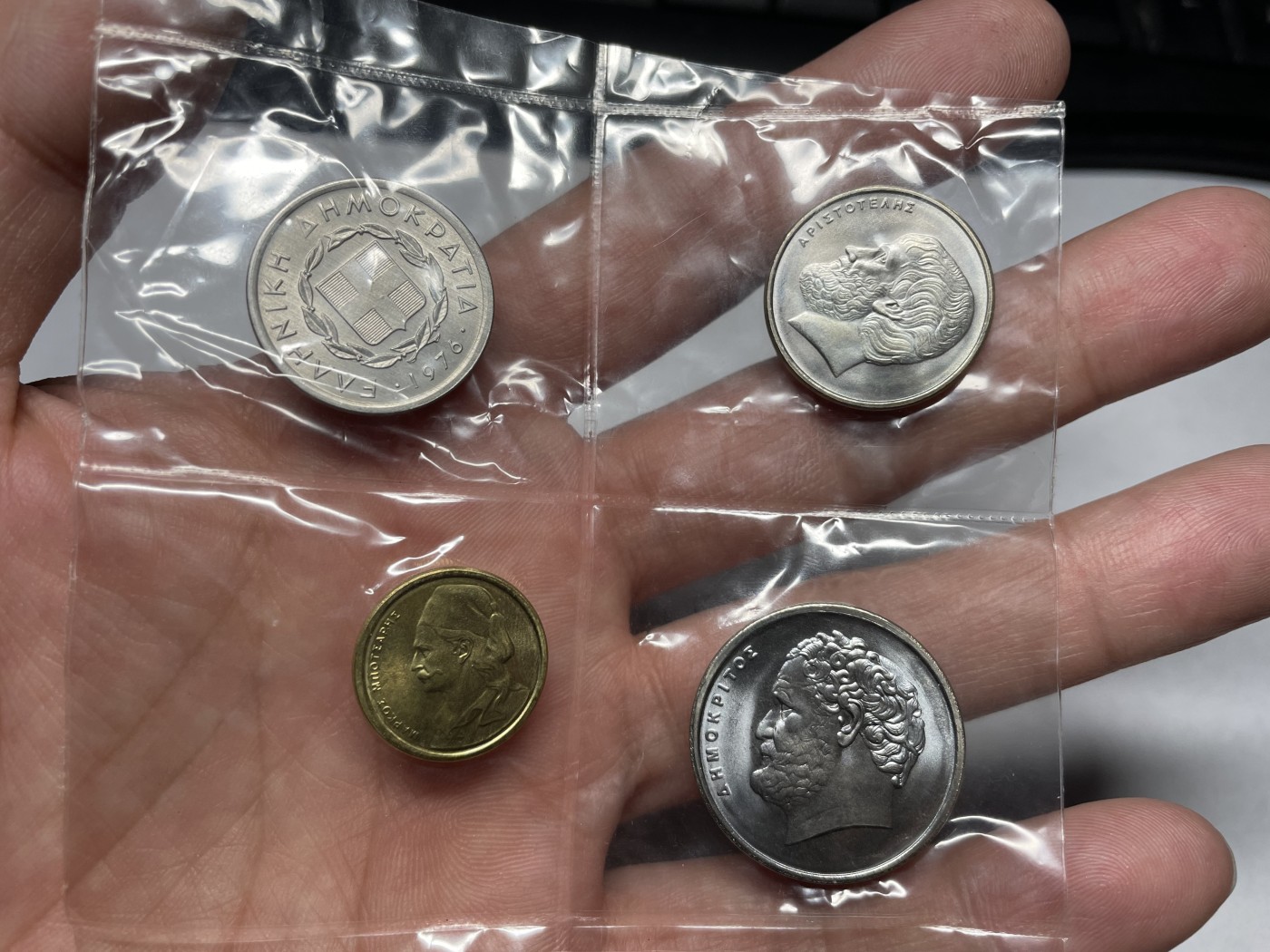 2024年集古藏今外币拍卖第四期-第6场—（总第36拍） 1976、1984年希腊4枚