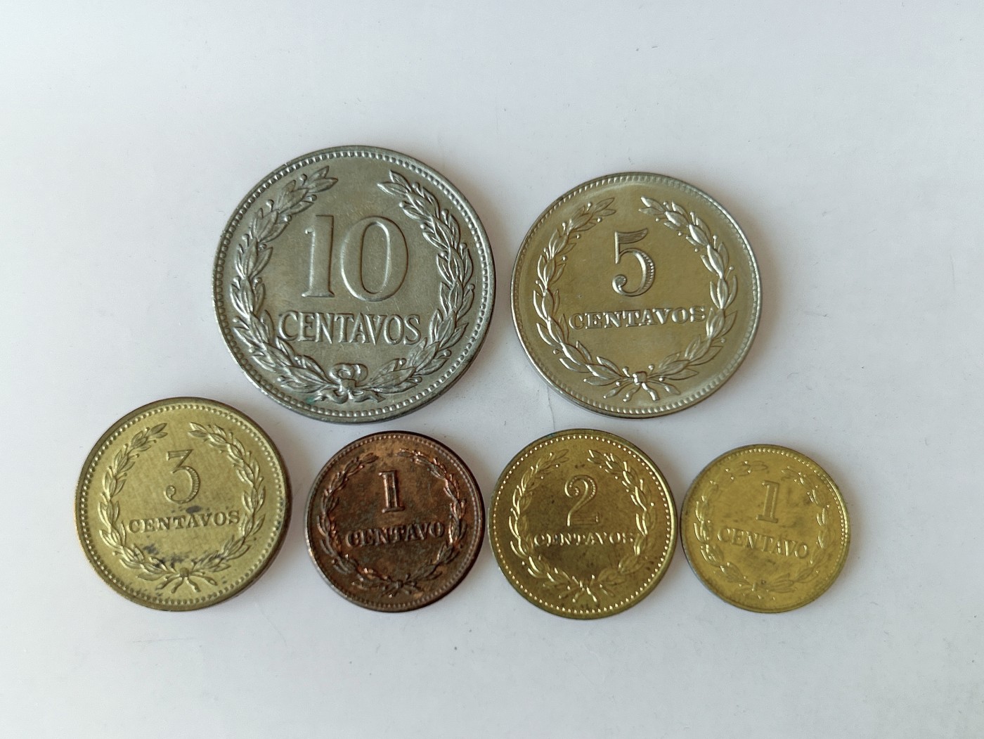 第一海外回流一元起拍收藏 散币专场 第80期 萨尔瓦多硬币 6枚