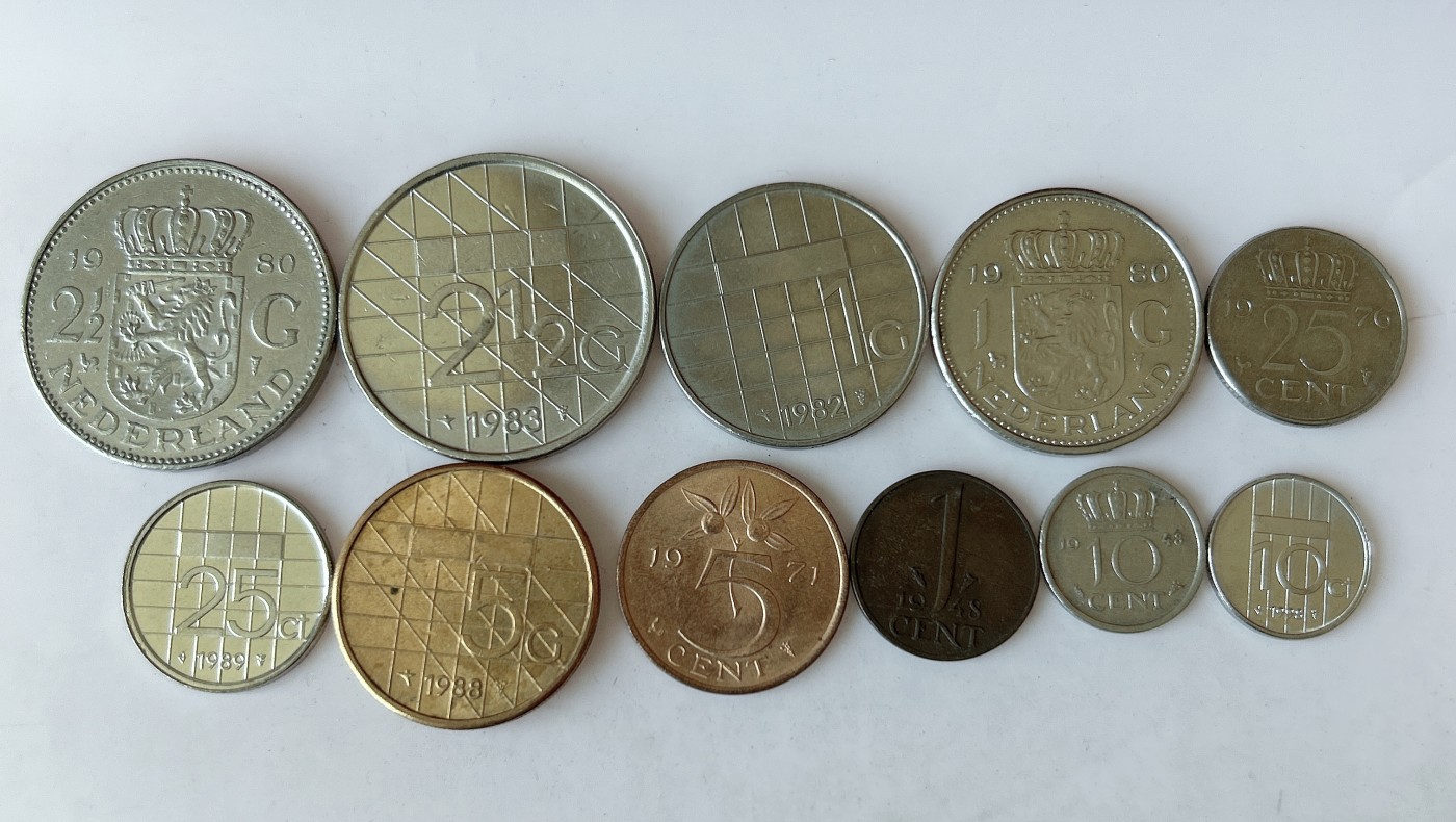 第一海外回流一元起拍收藏 散币专场 第80期 荷兰硬币 11枚 无重复