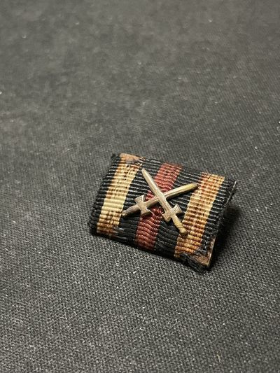 戎马世界章牌大赏第65期，德国专场 - 一战德国兴登堡奖章略章，带双剑勋饰