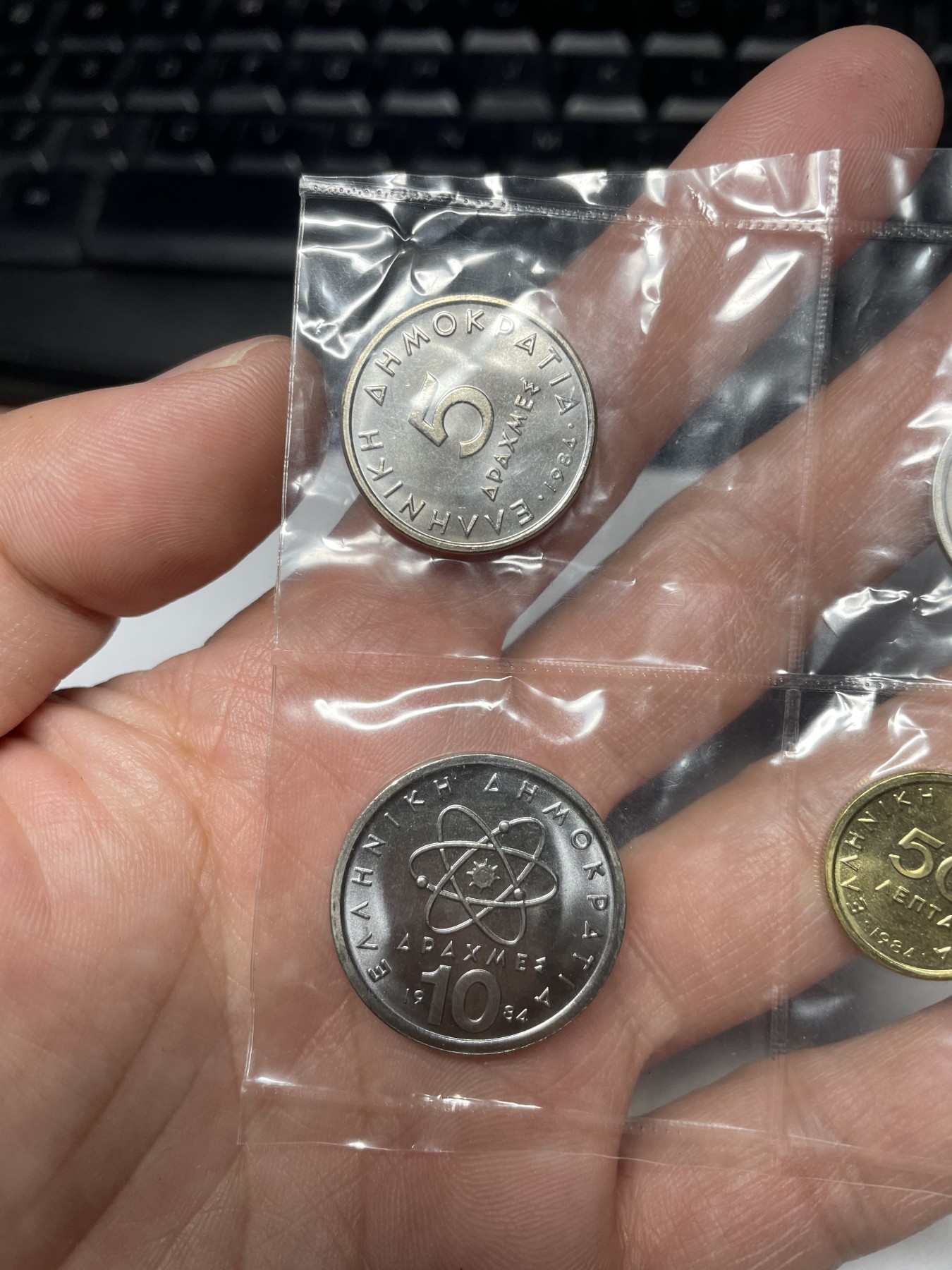 2024年集古藏今外币拍卖第四期-第6场—（总第36拍） 1976、1984年希腊4枚