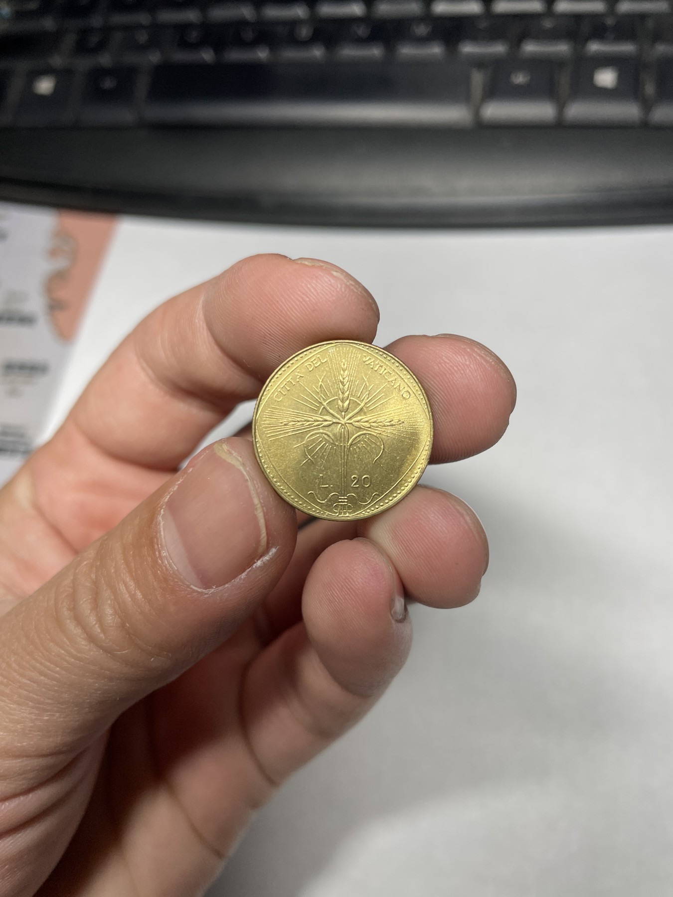 2024年集古藏今外币拍卖第四期-第6场—（总第36拍） 梵蒂冈20里拉