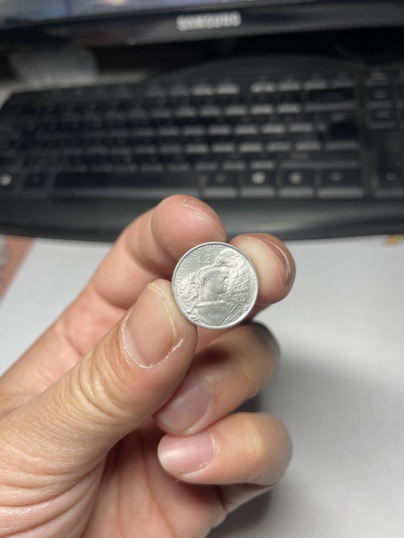 2024年集古藏今外币拍卖第四期-第6场—（总第36拍） 1966年梵蒂冈2里拉