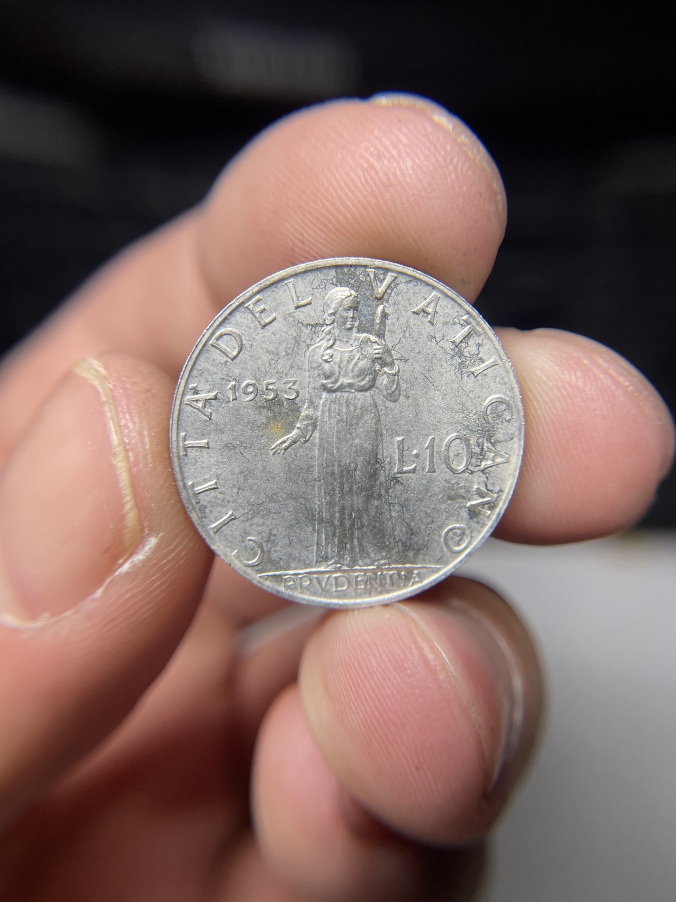 2024年集古藏今外币拍卖第四期-第6场—（总第36拍） 1953年梵蒂冈10里拉