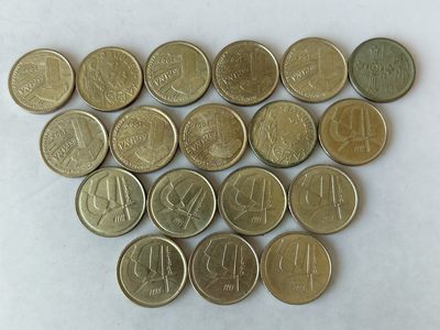 第一海外回流一元起拍收藏 散币专场 第80期 - 西班牙5比塞塔小铜币 多个版本 18枚