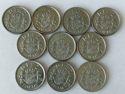 第一海外回流一元起拍收藏 散币专场 第80期 - 西班牙10比塞塔 10枚