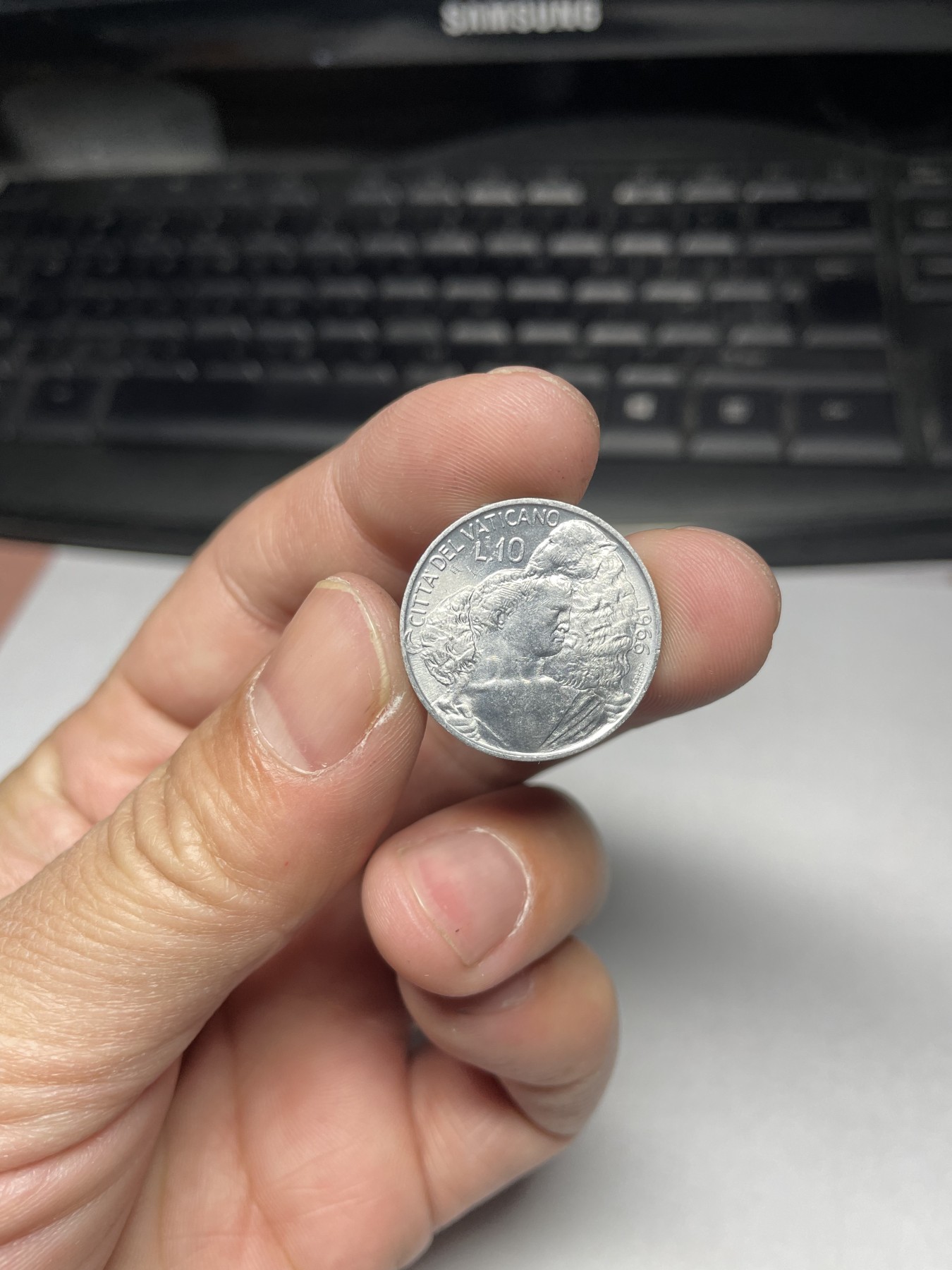 2024年集古藏今外币拍卖第四期-第6场—（总第36拍） 1966年梵蒂冈10里拉