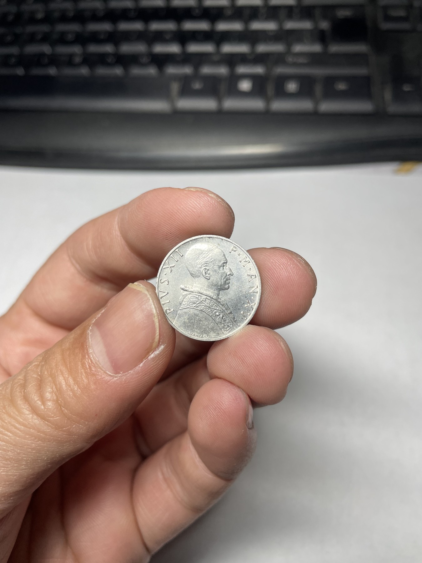 2024年集古藏今外币拍卖第四期-第6场—（总第36拍） 1953年梵蒂冈5里拉