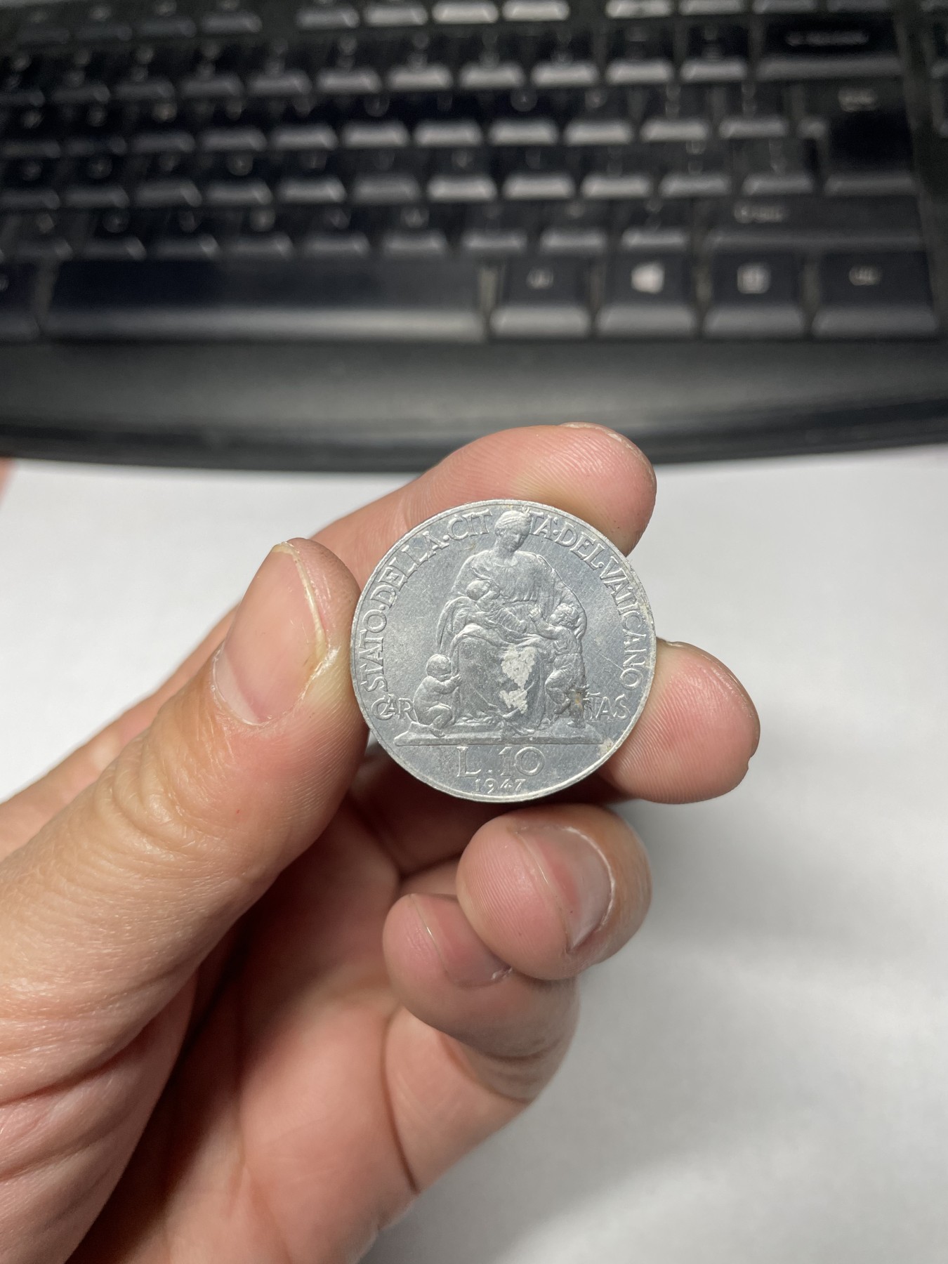 2024年集古藏今外币拍卖第四期-第6场—（总第36拍） 1947年梵蒂冈10里拉