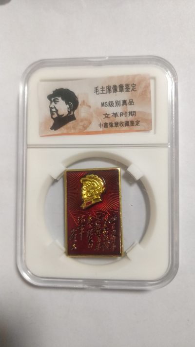 开心放漏 - 非常漂亮，非常稀少的毛主席纪念章一枚