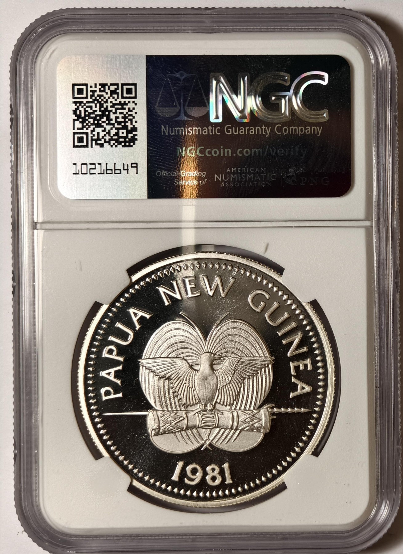 紫瑗钱币——第338期拍卖 巴布亚新几内亚 1981年 国际儿童年 5基娜 银币 NGC PR69 UC