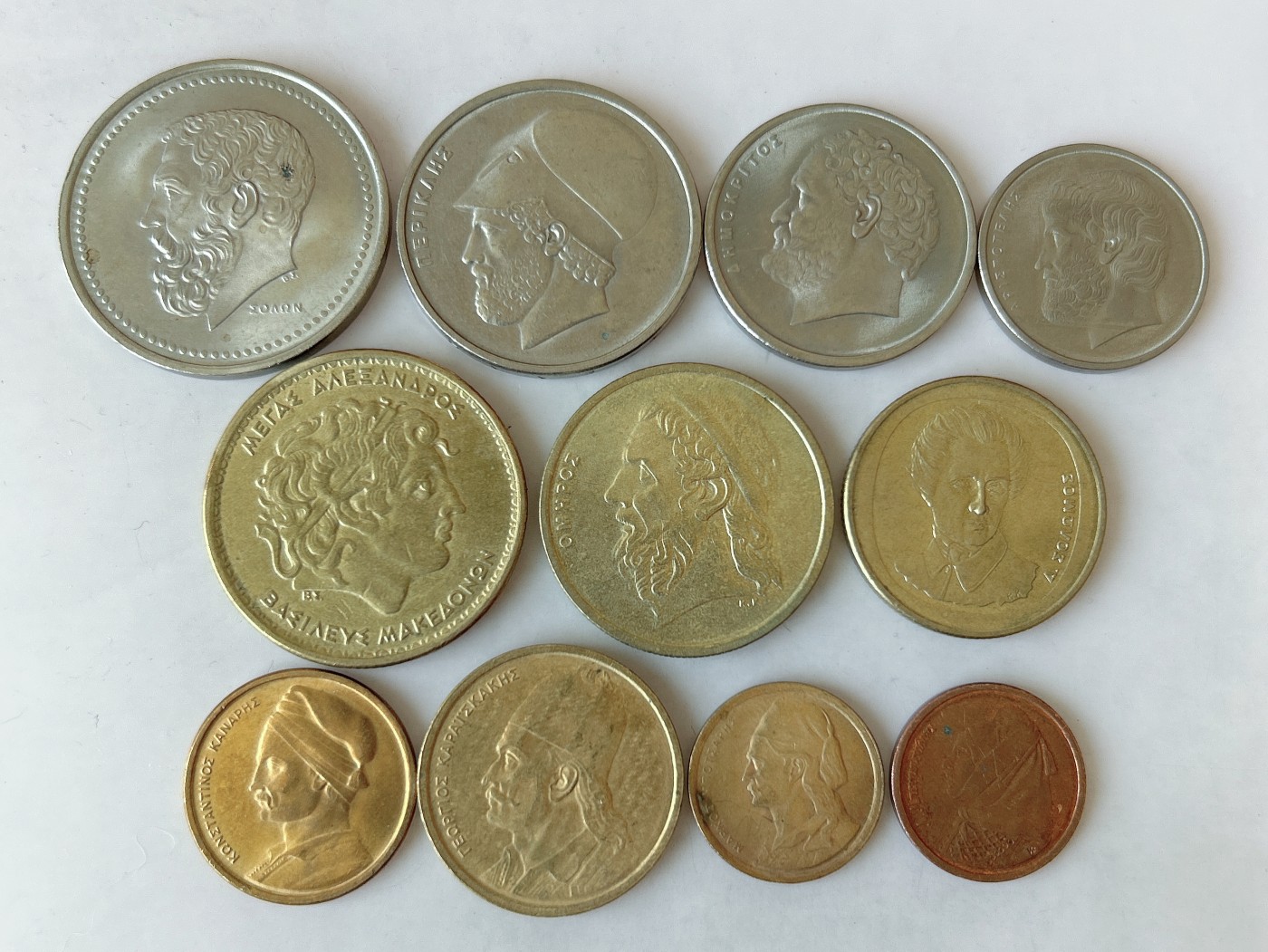 第一海外回流一元起拍收藏 散币专场 第80期 希腊硬币 11枚 