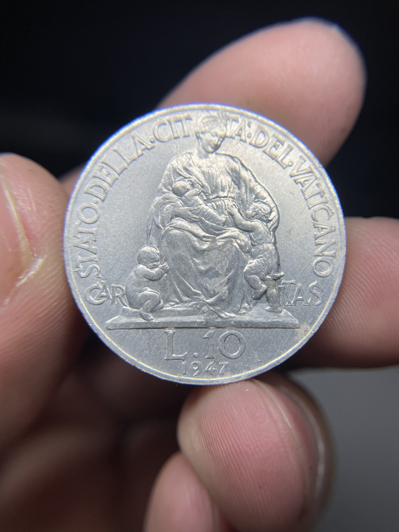 2024年集古藏今外币拍卖第四期-第6场—（总第36拍） 1947年梵蒂冈10里拉