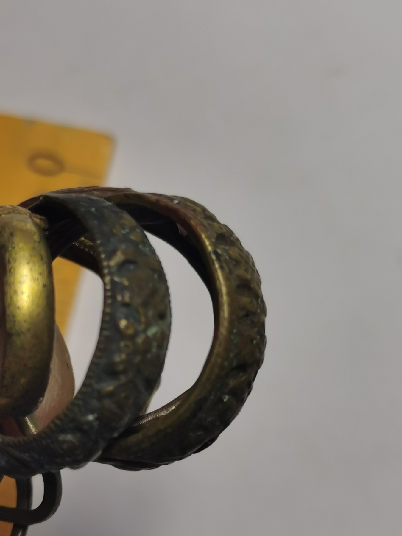 星月云阁杂件拍卖第2期 鎏金耳环5个