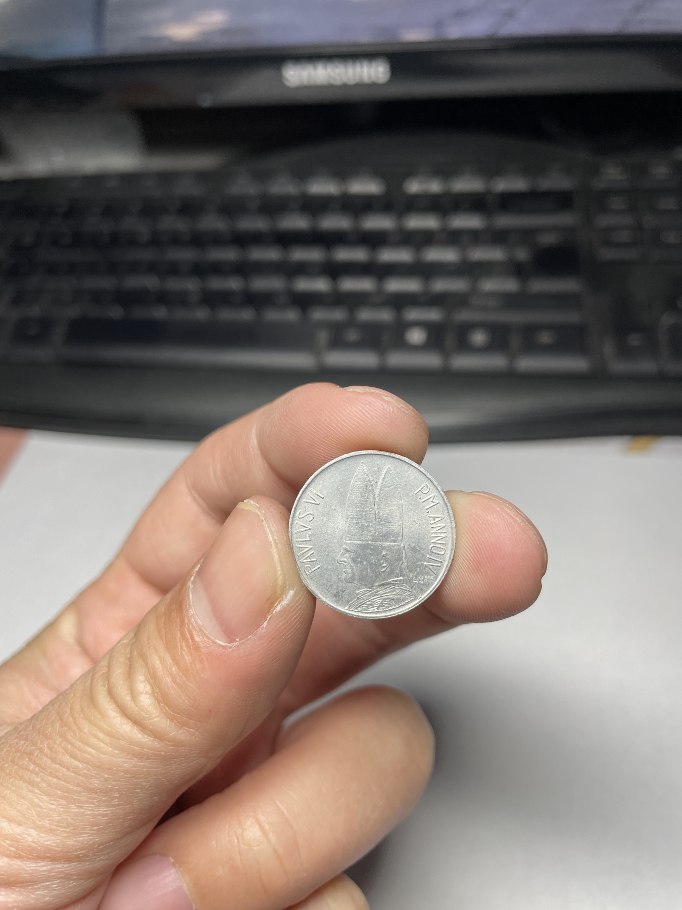 2024年集古藏今外币拍卖第四期-第6场—（总第36拍） 1966年梵蒂冈5里拉