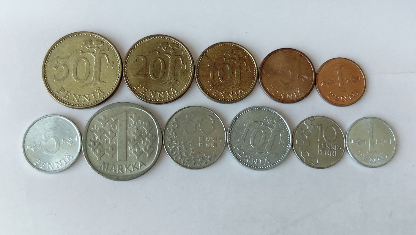 第一海外回流一元起拍收藏 散币专场 第80期 芬兰硬币 11枚