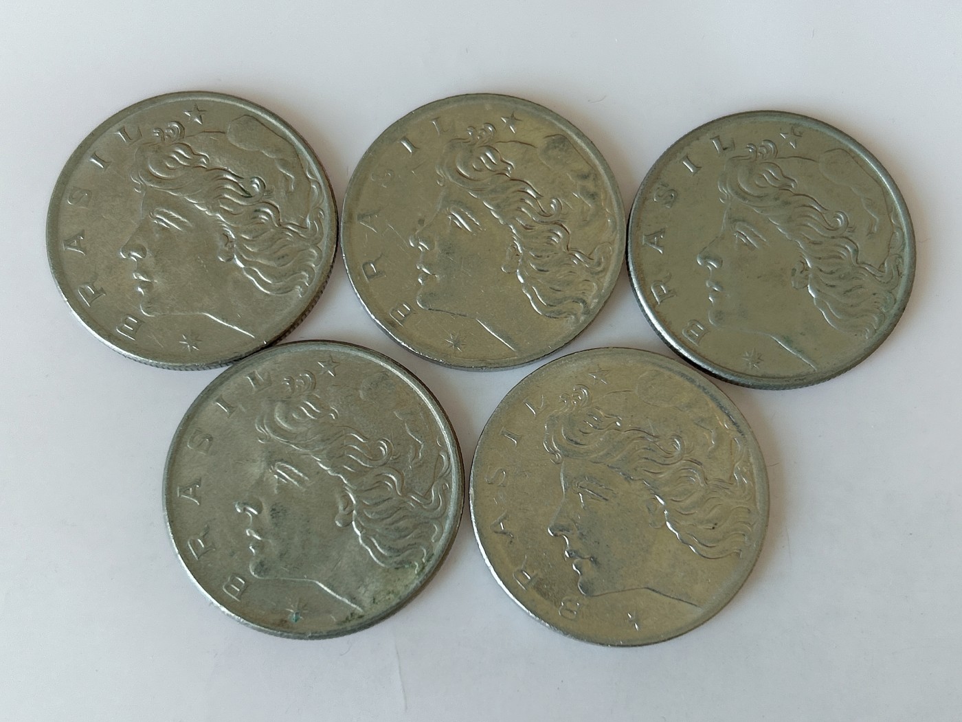 第一海外回流一元起拍收藏 散币专场 第81期 巴西79年代女王1克鲁赛罗