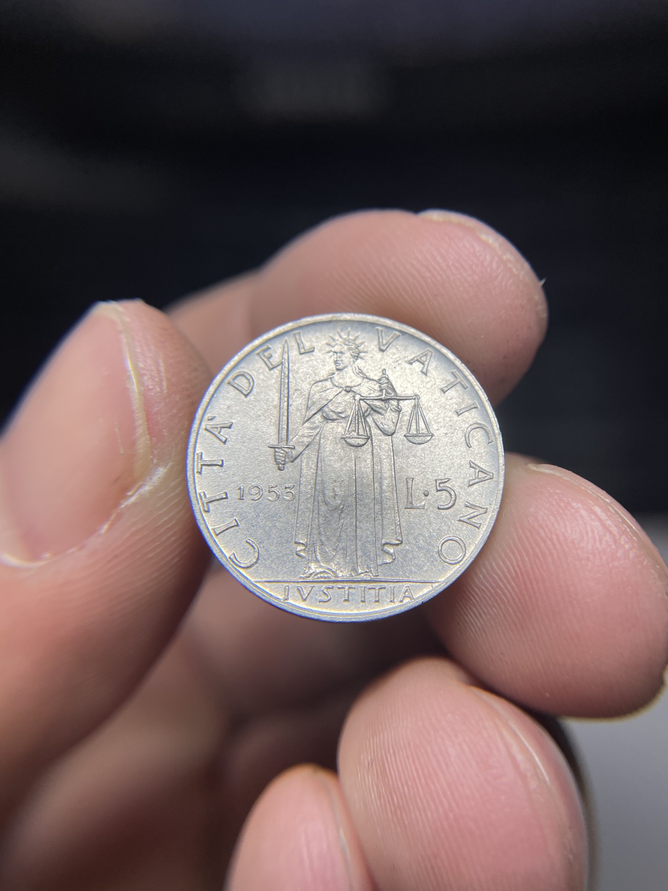 2024年集古藏今外币拍卖第四期-第6场—（总第36拍） 1953年梵蒂冈5里拉