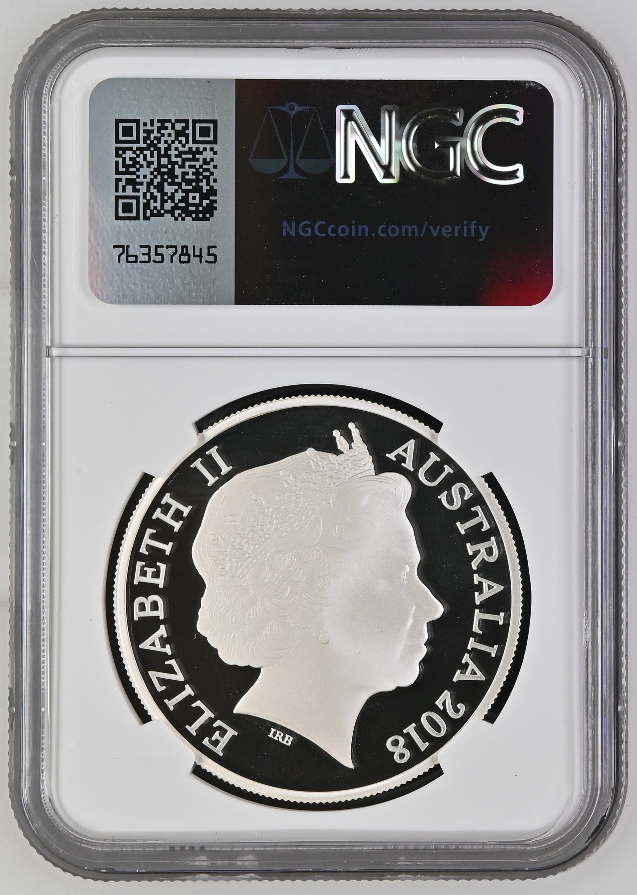 长老汇龙年精选第四场 2018 澳大利亚世界杯1澳元精制银币，NGC PF69UC，更高分27枚，发行量3万枚