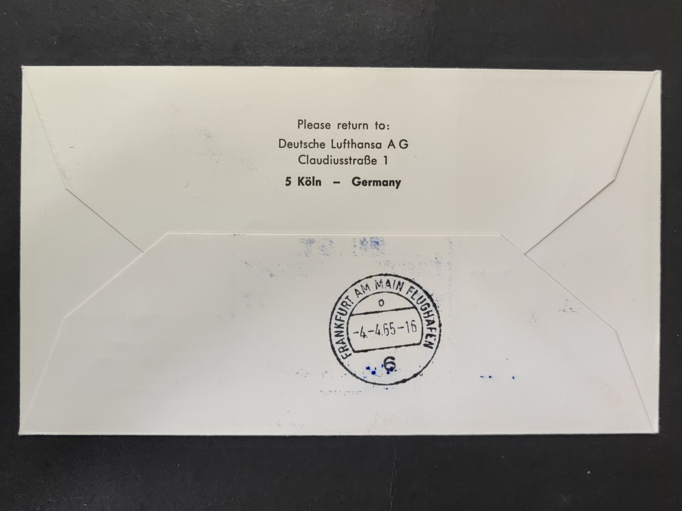 多国邮封✌（拍卖专场）精品🔥专场 第61场 德国汉莎航空公司首航（波士顿-法兰克福）带完整落地戳