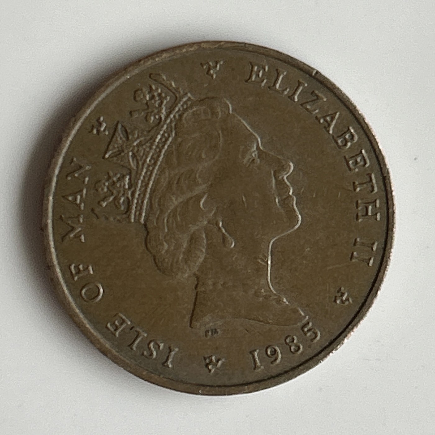 海外回流1元起拍小铺 各国钱币散币场 第10期 马恩岛1985年1便士 鸟