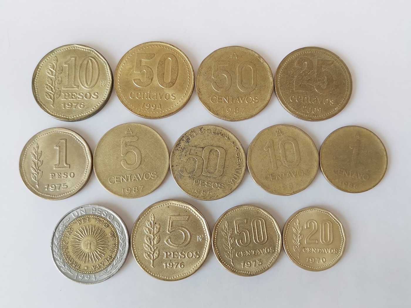 第一海外回流一元起拍收藏 散币专场 第81期 阿根廷铜币 13枚