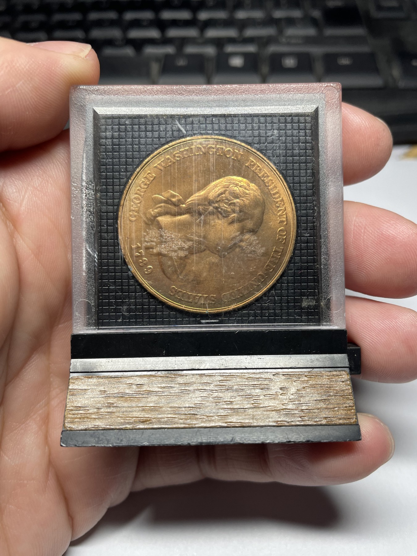 2024年集古藏今外币拍卖第四期-第7场—（总第37拍） 美国历史名人铜纪念章一枚