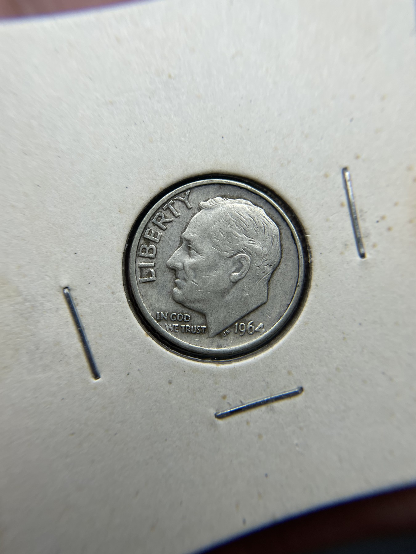 2024年集古藏今外币拍卖第四期-第7场—（总第37拍） 1964年美国10美分银币