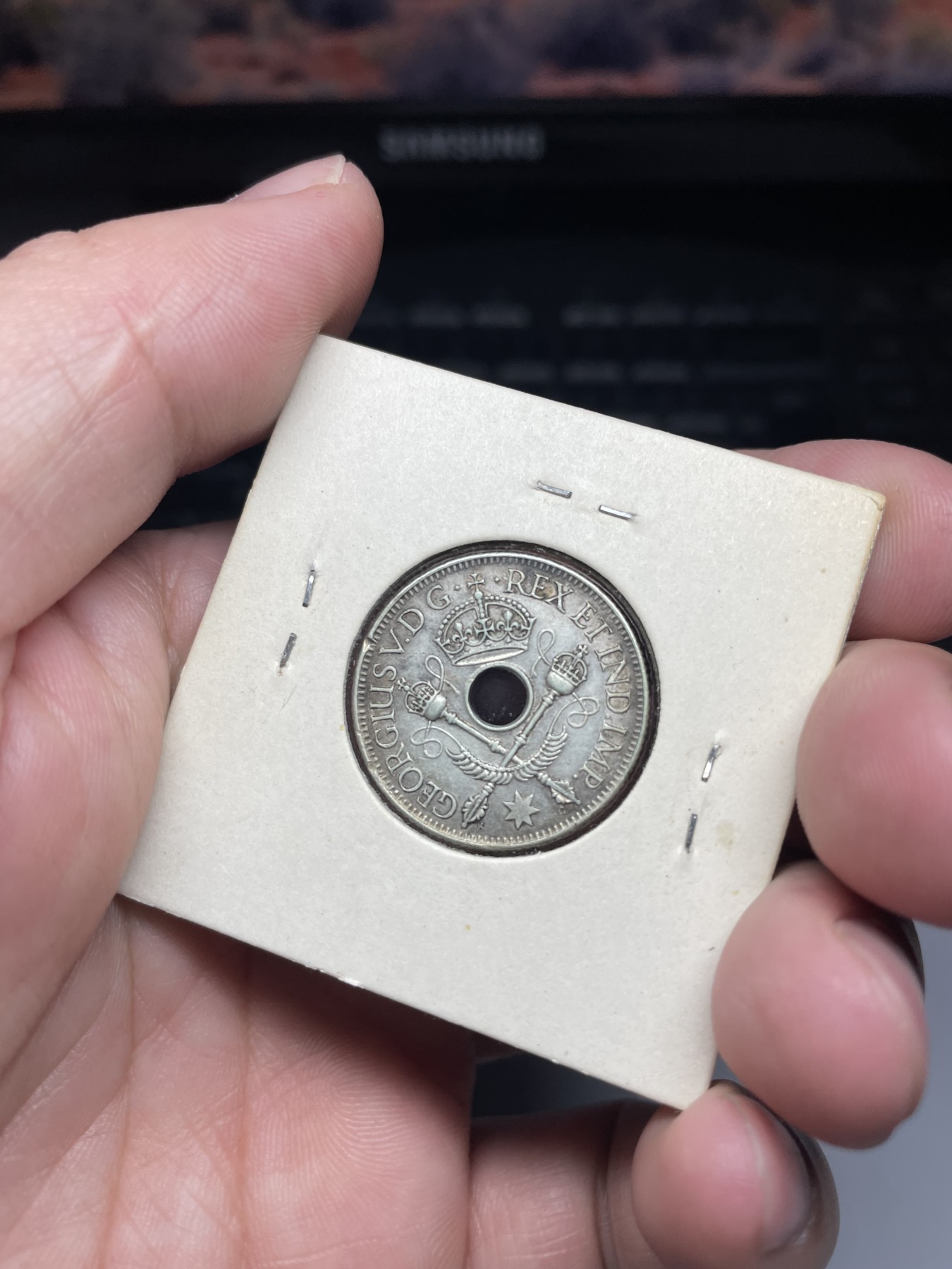 2024年集古藏今外币拍卖第四期-第7场—（总第37拍） 1936年英属新几内亚乔治五世1先令银币