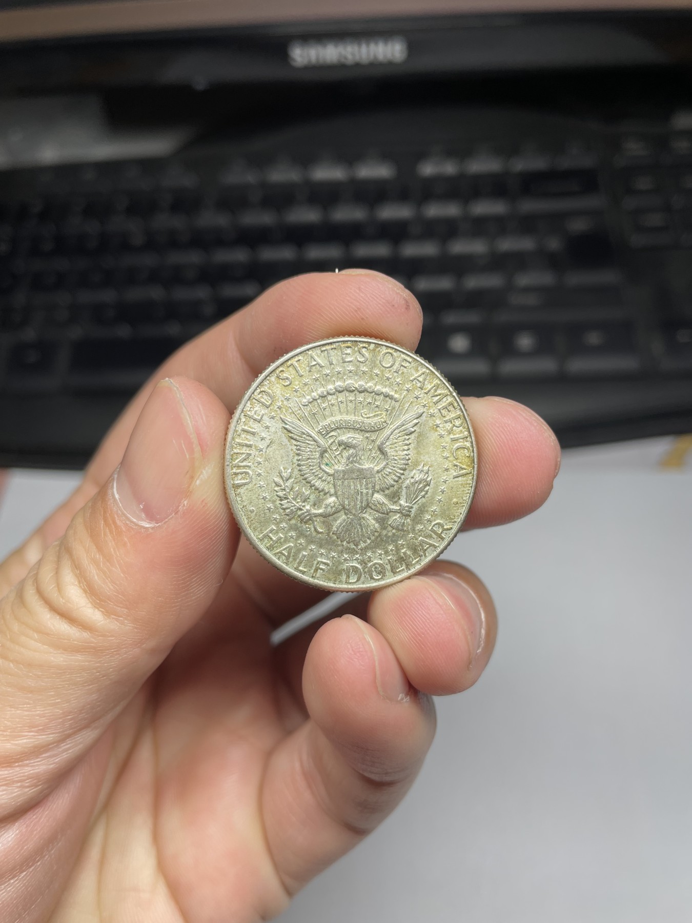 2024年集古藏今外币拍卖第四期-第7场—（总第37拍） 1964年美国肯尼迪半美元银币