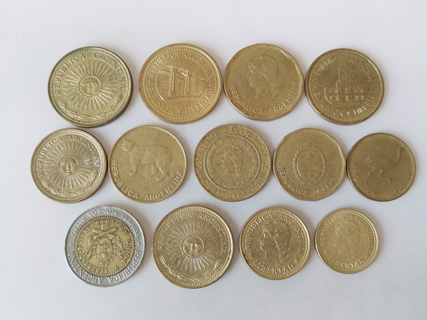 第一海外回流一元起拍收藏 散币专场 第81期 阿根廷铜币 13枚