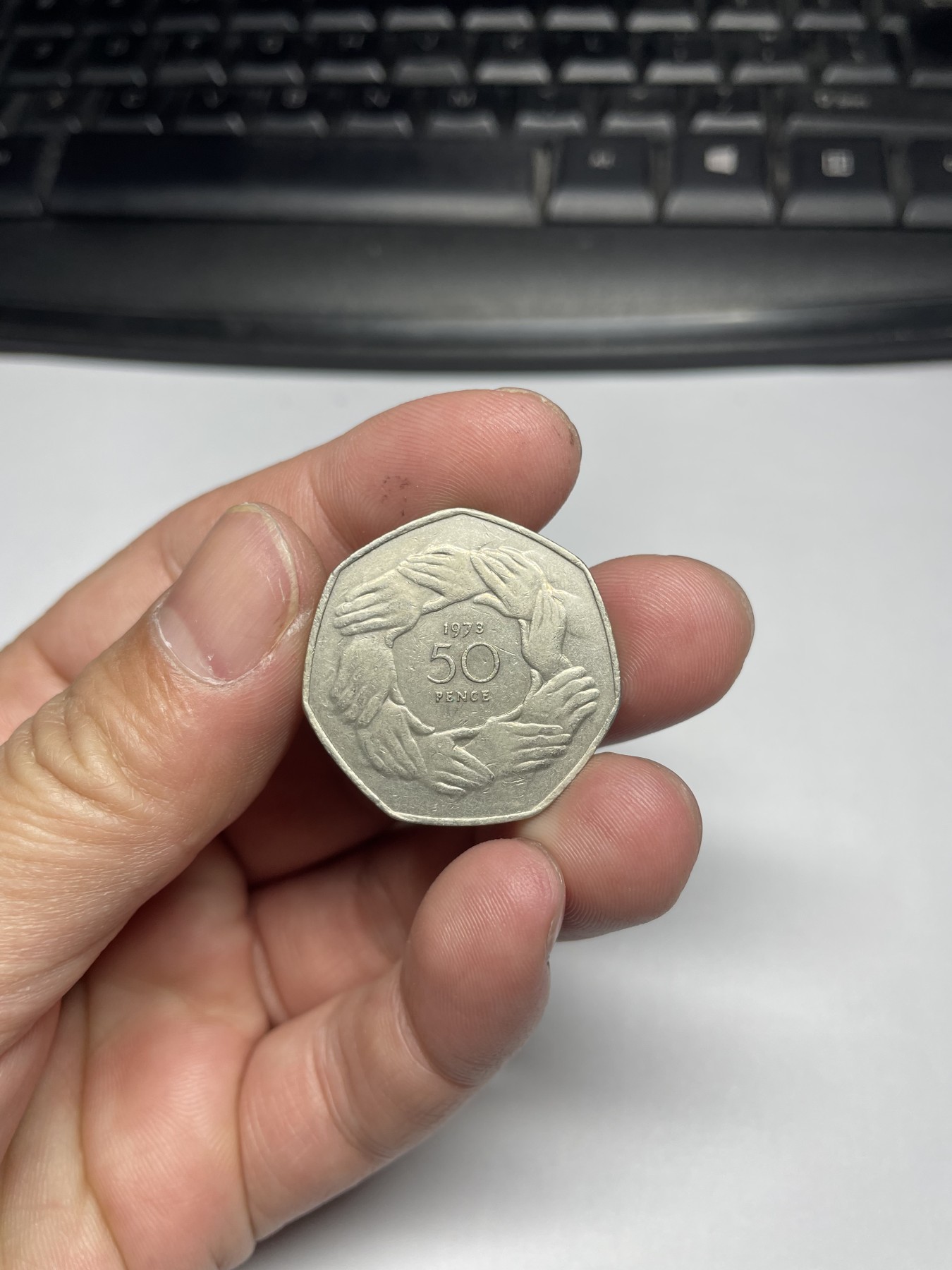 2024年集古藏今外币拍卖第四期-第7场—（总第37拍） 1973年英国入欧纪念币