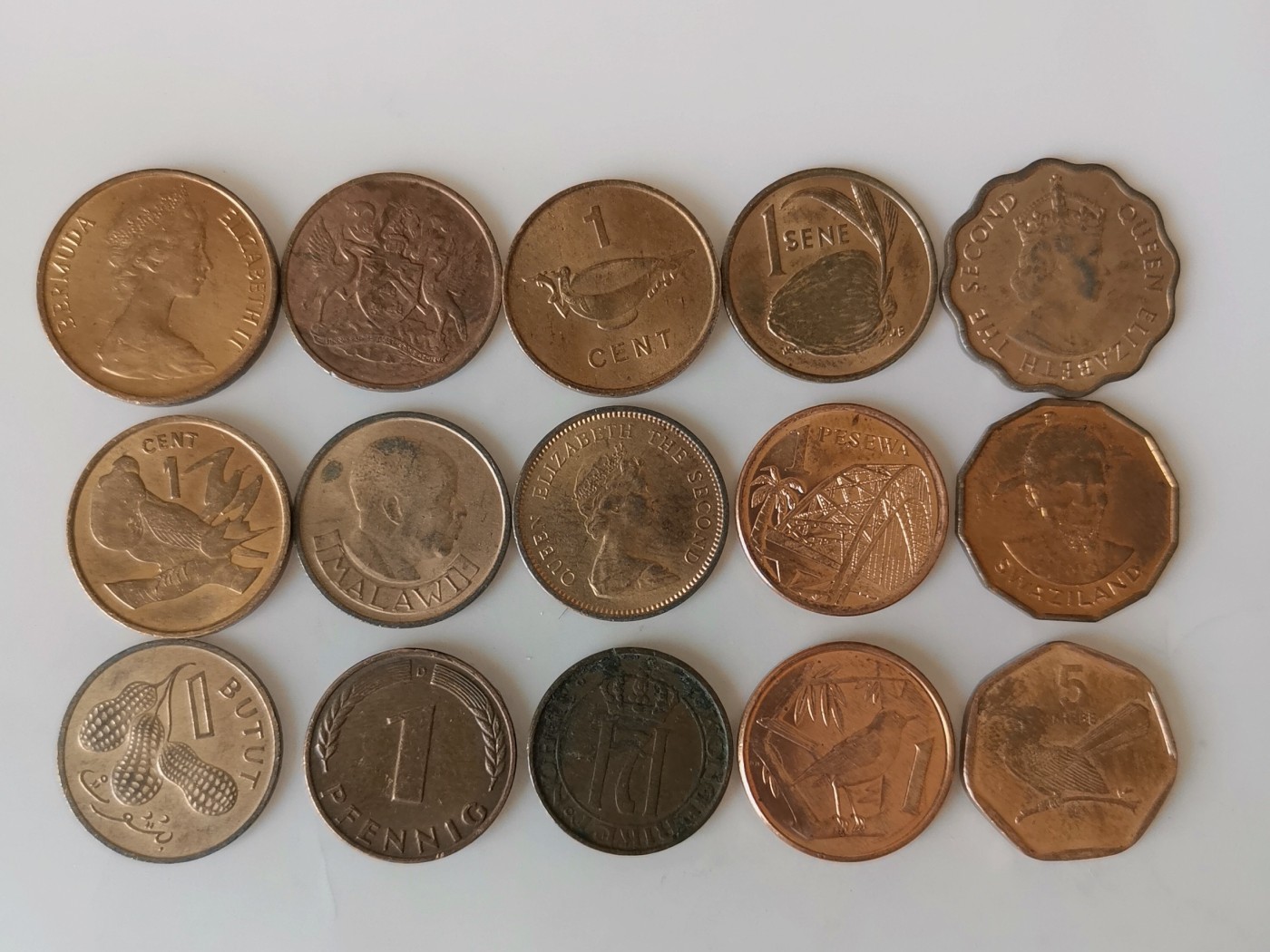 第一海外回流一元起拍收藏 散币专场 第81期 散币一组 15枚