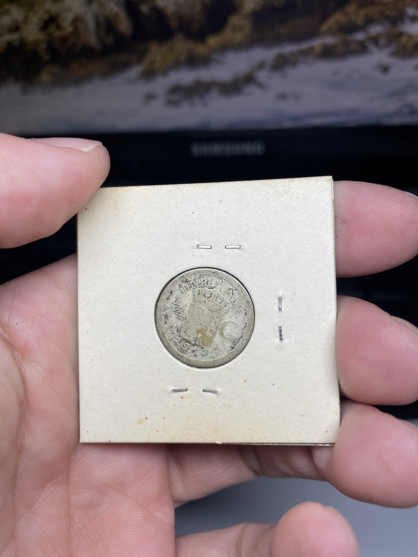 2024年集古藏今外币拍卖第四期-第7场—（总第37拍） 1917年荷属东印度1/4盾银币