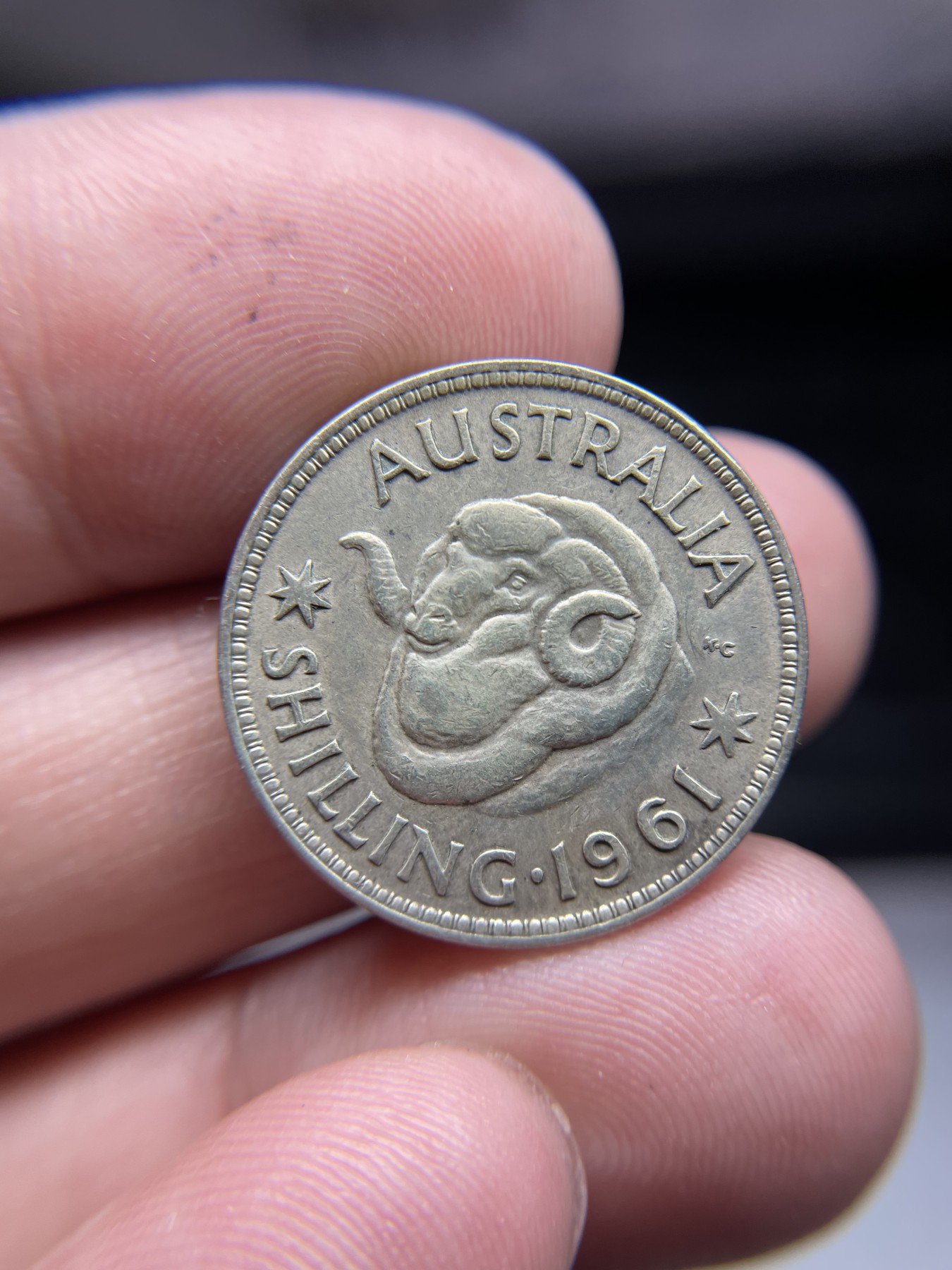 2024年集古藏今外币拍卖第四期-第7场—（总第37拍） 1961年澳大利亚1先令银币