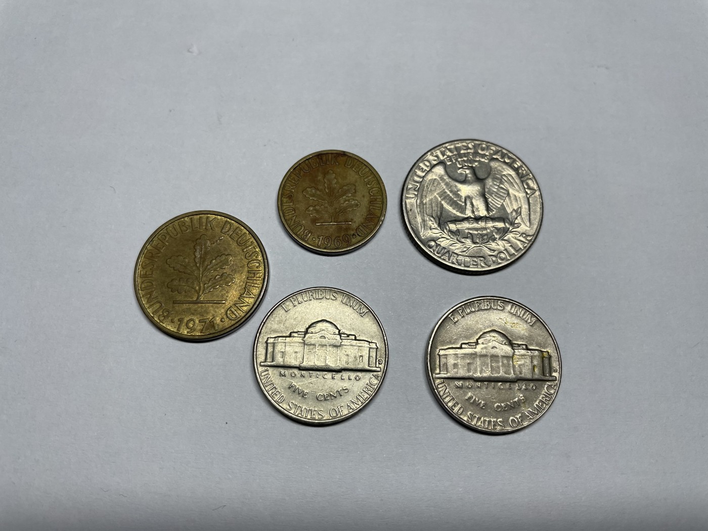 2024年集古藏今外币拍卖第四期-第7场—（总第37拍） 各国各面值5枚